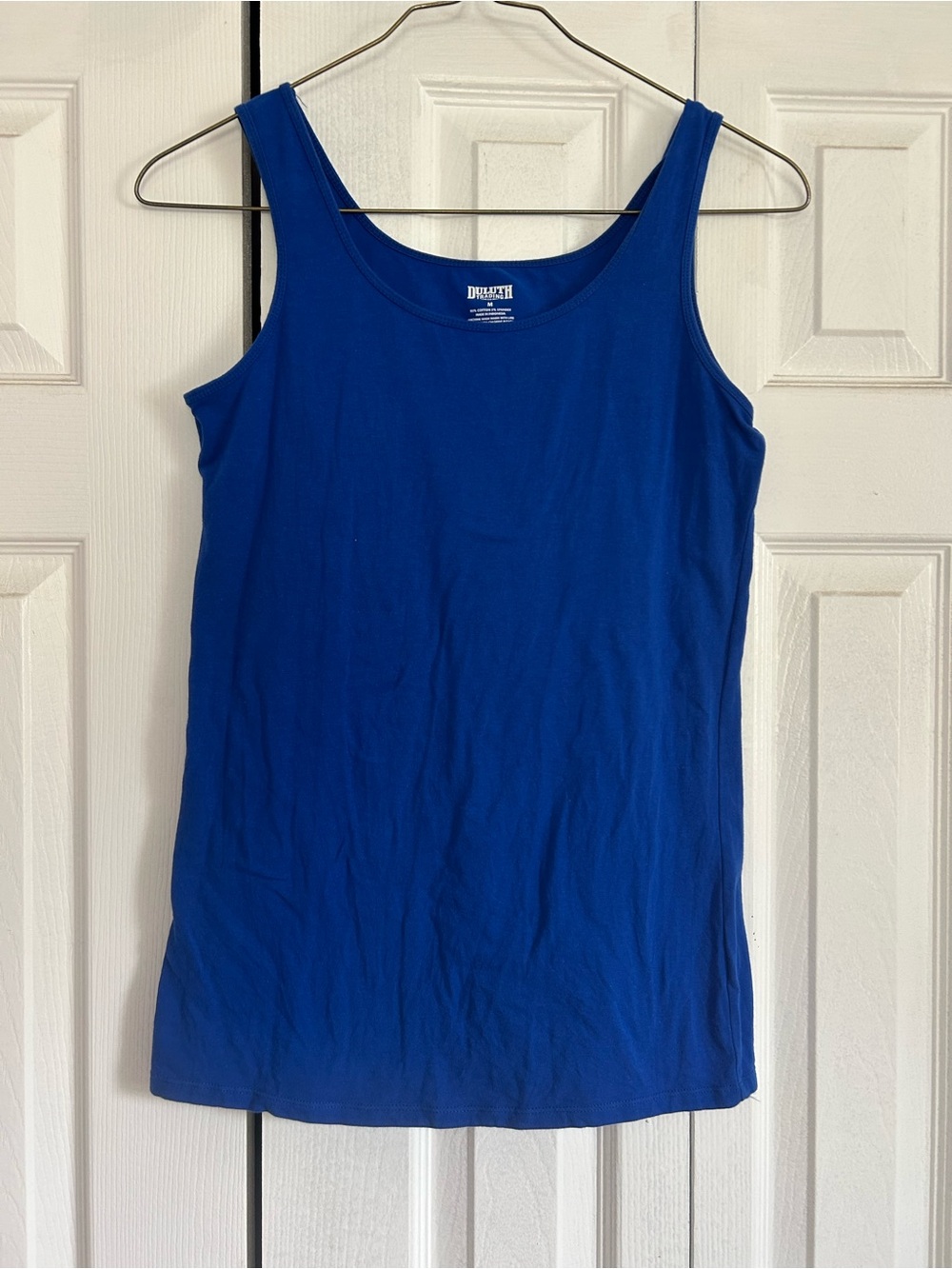 Duluth Trading Co Royal Blue Scoop Neck Tank